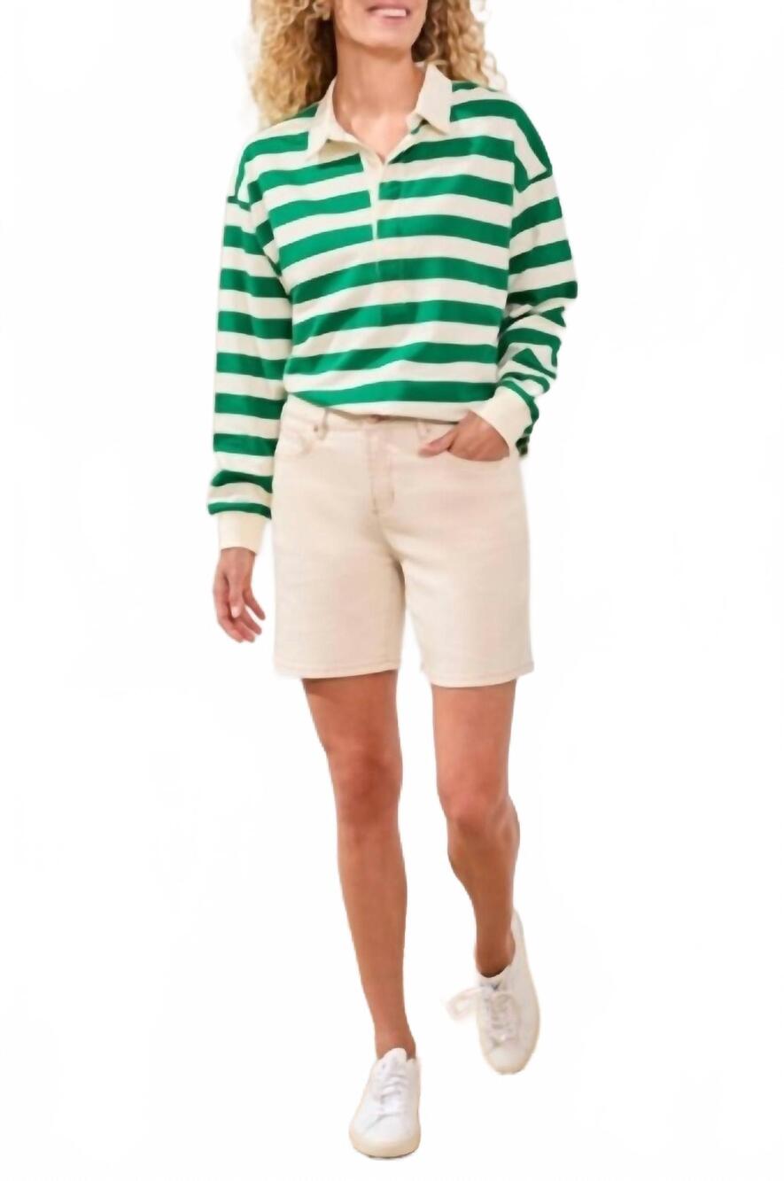 NEW TRIBAL audrey girlfriend classic shorts in ecru